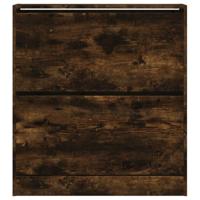 Schoenenkast 80x21x87,5 cm bewerkt hout gerookt eikenkleurig - thumbnail