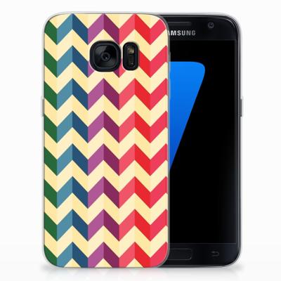 Samsung Galaxy S7 | TPU bumper | Zigzag Multi Color Samsung Galaxy S7 | TPU bumper | Zigzag Multi Color