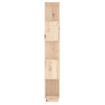 Boekenkast/kamerscherm 51x25x163,5 cm massief grenenhout