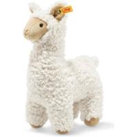 Pluchen lama 29 cm voor kinderen LEANDRO STEIFF ecru - thumbnail