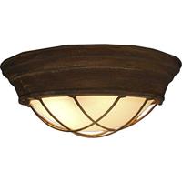 Brilliant 94492/60 Typhoon Plafondlamp LED E27 80 W Roest, Wit - thumbnail