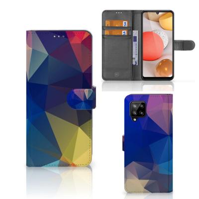Samsung Galaxy A42 5G | Book Case | Polygon Dark Samsung Galaxy A42 5G | Book Case | Polygon Dark