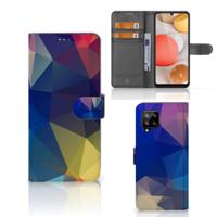 Samsung Galaxy A42 5G | Book Case | Polygon Dark - thumbnail