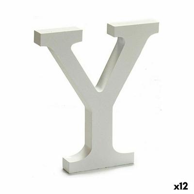 Brief Y Hout Wit (1,8 x 21 x 17 cm) (12 Stuks)