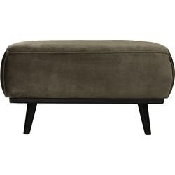 WOOOD Hocker 'Statement' Velvet, kleur Warm Groen