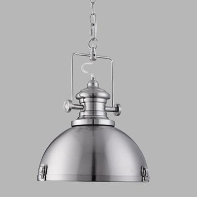 Searchlight HanglampIndustrial Pendants Ø 31cm zilver mat - 2297SS