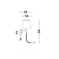 Lyora BedlampjeNia zwart - 9182372 - thumbnail