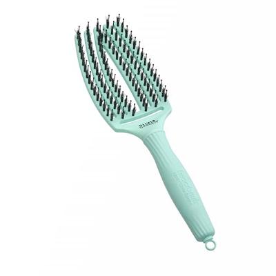 Olivia Garden Fingerbrush Iconic Boar & Nylon Mint Olivia Garden Fingerbrush Iconic Boar & Nylon Mint