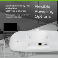 Zyxel NWA110BE-EU0101F draadloos toegangspunt (WAP) 6500 Mbit/s Power over Ethernet (PoE) - thumbnail