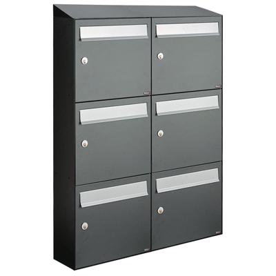 Allux Flow Set 2-Breed, 3-Hoog Met Dak Antraciet - 40040065_2x3d