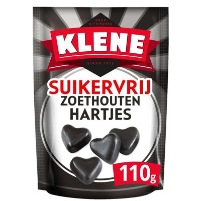 Klene Zoethouten hartjes suikervrij 110 Gram