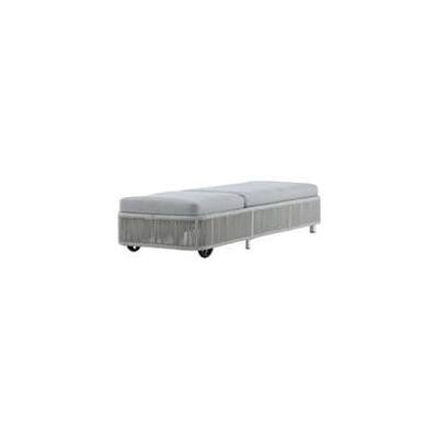 Nohr Ligbed 'Sauel' kleur Grijs/Wit Nohr Ligbed 'Sauel' kleur Grijs/Wit
