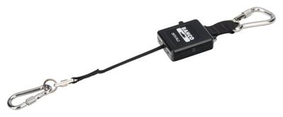 Bahco Veiligheidskoord | met vaste karabijnhaak | uittrekbaar | 1 kg | 1 m - volgens DROPS best practices - 3875-RL2