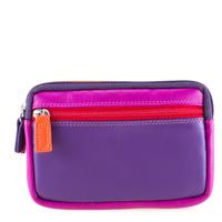 Mywalit Small Leather Double Zip Purse Sangria - thumbnail