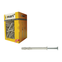 pgb-Europe SMART | Nagelplug VK boord gemonteerd Ø 8x60 | 50 st SM0PKKN01080060E - thumbnail