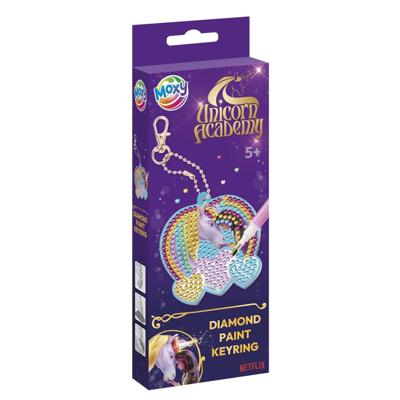 Moxy Unicorn academy diamond painting sleutelhanger - 20,5x7,5 cm Moxy Unicorn academy diamond painting sleutelhanger - 20,5x7,5 cm