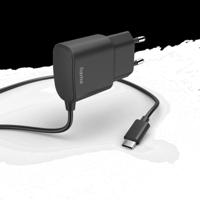 Hama Oplader met USB C-Aansluiting 12W 1 m Zwart - thumbnail
