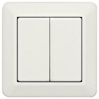 Eltako FT55BT/EL-ws Draadloze knop Draadloos 4-kanaals Opbouw (op muur) Bereik max. (in het vrije veld) 30 m - thumbnail