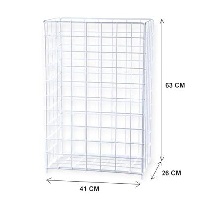 Afvalbak H630xB410xD255ca.mm metaal 60 L ELOS