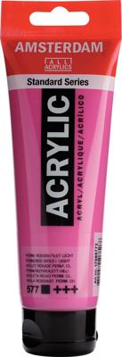 Royal Talens Amsterdam Acrylverf 120 ml - Permanentrood Violetlicht 577