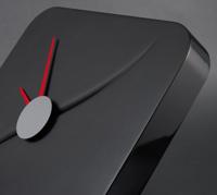 Sigel SI-WU131 Wandklok Artetempus Kada Black Met Quartz Uurwerk - thumbnail