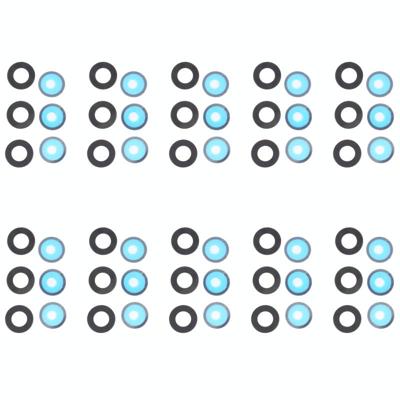 10 PCS Back Camera Lens for Samsung Galaxy A52 SM-A525
