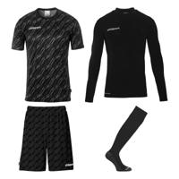 Uhlsport Progressive Keeperstenue Pack Zwart - thumbnail
