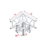 MILOS Milos Corner 3-way 90° Pro-30 Square F Truss - thumbnail