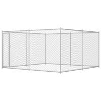Hondenkennel voor buiten 383x383x185 cm - thumbnail