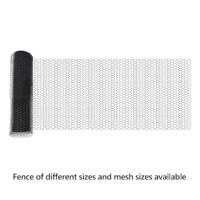 VidaXL Hexagon hek grijs 0,4 x 25 m pvc - thumbnail