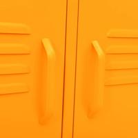 Tv-meubel 105x35x50 cm staal mosterdgeel - thumbnail