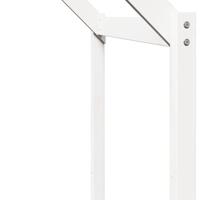 Kinderbedhuisje 213x85,5x144,5 cm massief grenenhout wit - thumbnail