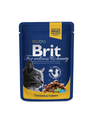 BRIT Premium Chicken&Turkey - nat kattenvoer - 100g