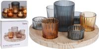 Theelichthouder set Ø23cm - thumbnail