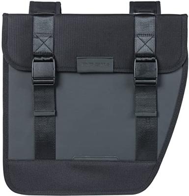 Basil tour dubbele fietstas - 28l - zwart