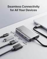 Belkin CONNECT Meerpoorts 4-in-1 USB-C hub dockingstation - thumbnail