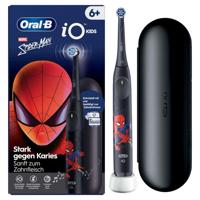 Oral-B iO Kids Spiderman Kind Roterende tandenborstel Zwart - thumbnail