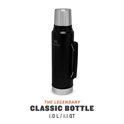 Stanley The Legendary Classic Bottle 1.0L / 1.1Qt Thermosfles Matte Black 1L