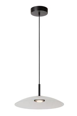 Lucide MENGA - Hanglamp - Ø 40 cm - LED Dimb. - 1x11W 2700K - Opaal | Premium
