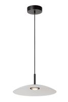 Lucide MENGA - Hanglamp - Ø 40 cm - LED Dimb. - 1x11W 2700K - Opaal | Premium - thumbnail