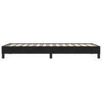 Boxspring zonder matras fluweel zwart 100x210 cm - thumbnail