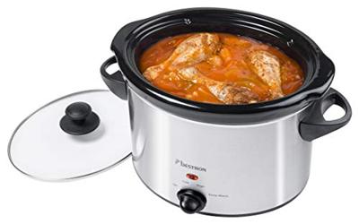 Bestron ASC350 Slowcooker RVS/Zwart