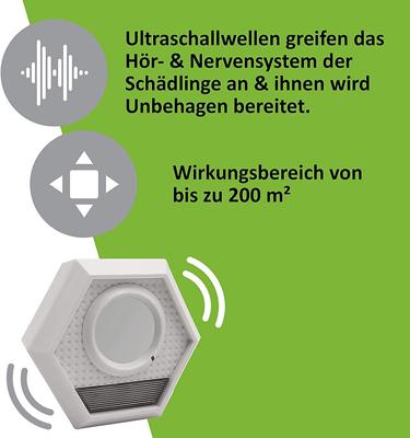 Ultrasone Hond-/Kat-/Marterverjager 5 - 110 kHz