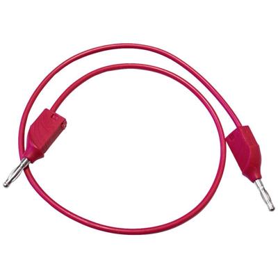 Mueller Electric BU-2929-M-10-2 Meetsnoer Bananenstekker 4 mm Bananenstekker 4 mm 0.25 m Rood 1 stuk(s)