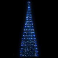 LED-kerstboom 550 LEDs 304 cm blauw - thumbnail