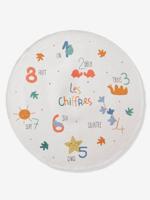 Rond tapijt getal ARTIEST ecru - thumbnail