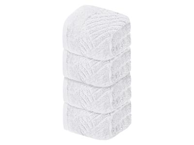 LIVARNO home 4 gastendoekjes 30 x 50 cm (Wit)