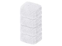 LIVARNO home 4 gastendoekjes 30 x 50 cm (Wit) - thumbnail