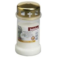 Bolsius Herdenkingslicht det Deksel Crème/Goud 12 Stuks - thumbnail