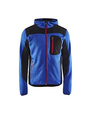 Blåkläder Gebreid vest met softshell 49302117 | Korenblauw/Zwart | Maat XS - 7330509472248